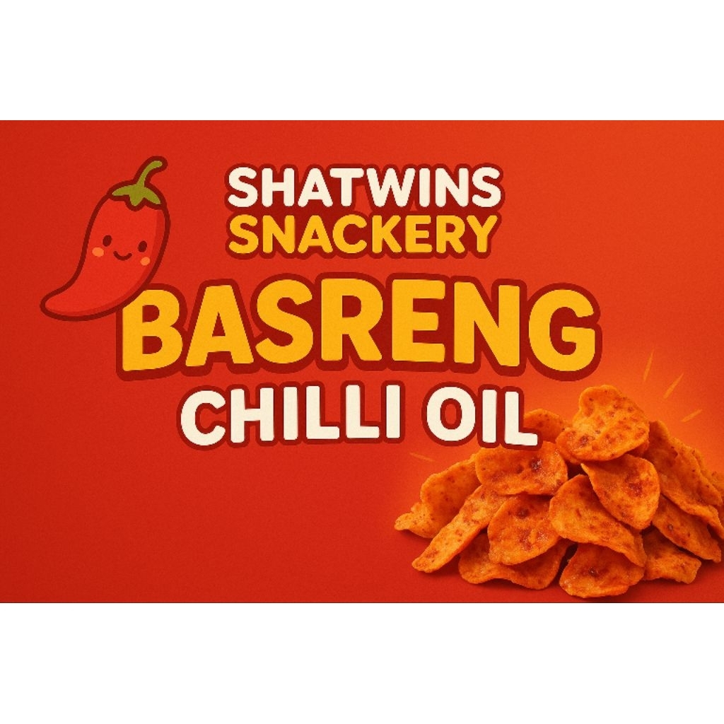 

[BEST SELLER] Basreng Chili Oil ShaTwins | Snack Pedas Renyah Gurih Nagih Kemasan Pouch 170gr