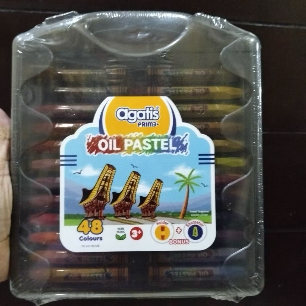 

AGATIS OIL Pastel Crayon [ PRIME SERIES ] isi 48 warna