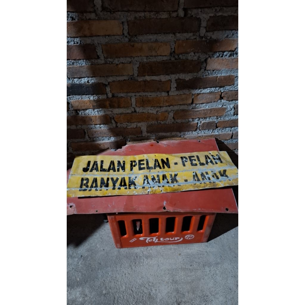 

Plang jalan 65rb jadul antik vintage display lawas kuno