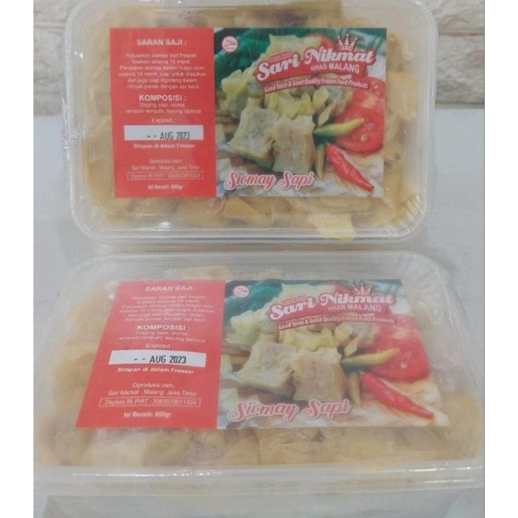 

Siomay Sapi Sari Nikmat isi 20