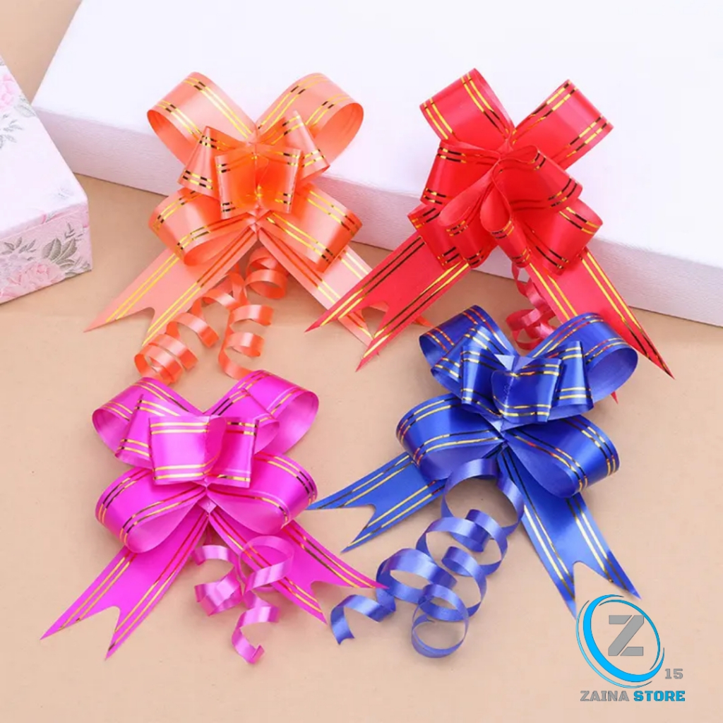 

Pita Tarik Pita Serut 30 mm Lis Gold Isi 10 Pcs