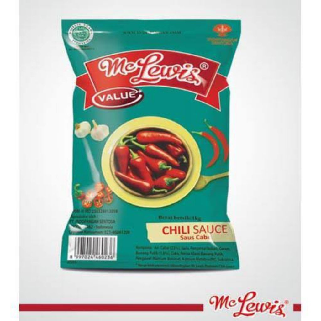 

McLewis Chili Sauce Value / Saus Sambal Mclewis 1 kg