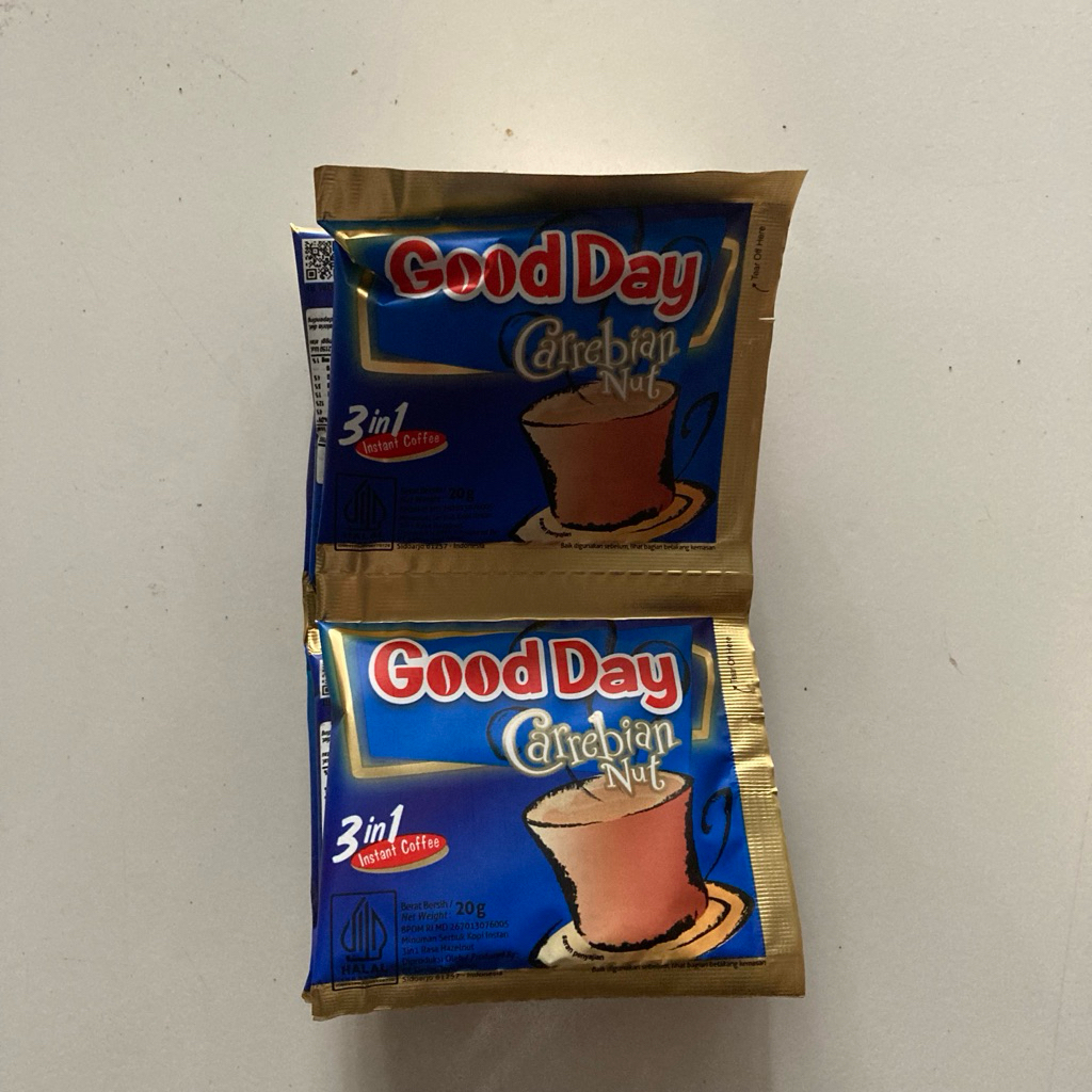 

Kopi GoodDay Carebian Nut Biru