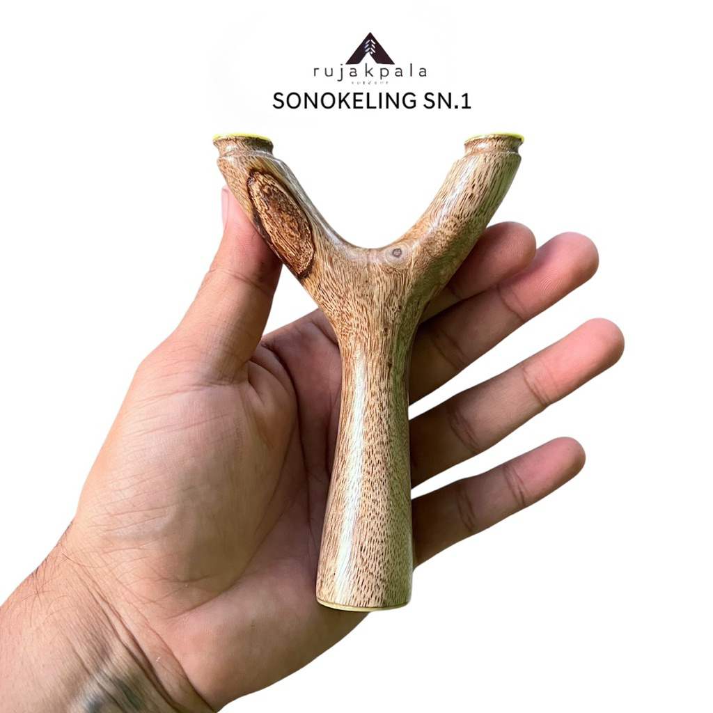 SONOKELING SN.1 - ketapel cagak asli kayu sonokeling / ketapel olahraga profesional full set