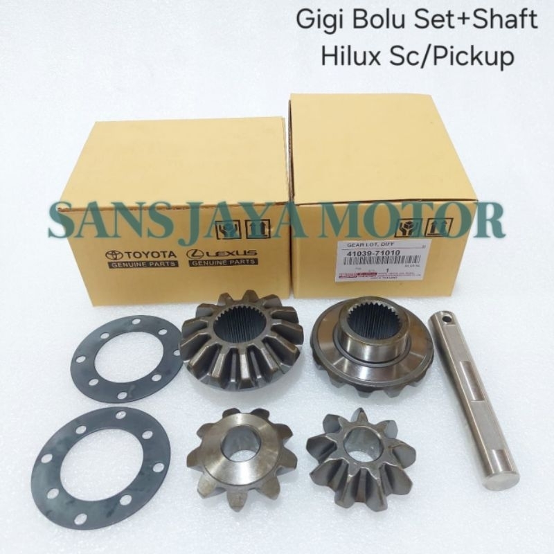 Gigi Bolu Set Gigi Gardan Komplit Hilux Single Cabin Pick Up Original 41039-71010