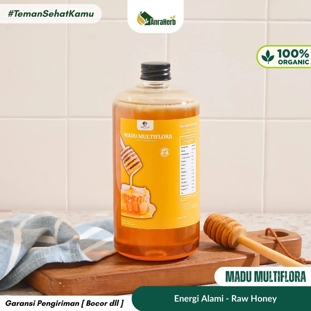 

AnraHerb Madu Multiflora 700gr | Sumber Energi Alami Dan Penunjang Imun Tubuh