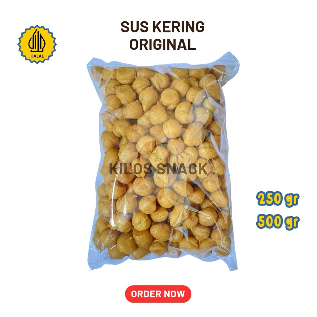 

sus kering original tanpa isian gurih renyah kemasan kiloan
