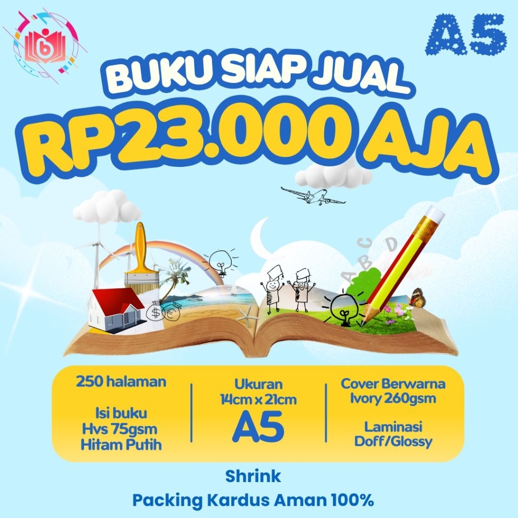 

CETAK BUKU SIAP EDAR UKURAN A5 ISI HVS 75GSM