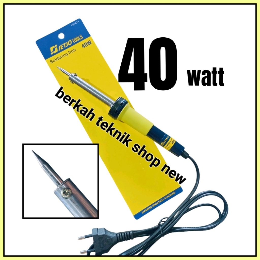 SOLDER LISTRIK 40 WATT JETJO timah solder sedotan timah arpus pasta tinol avometer multitester