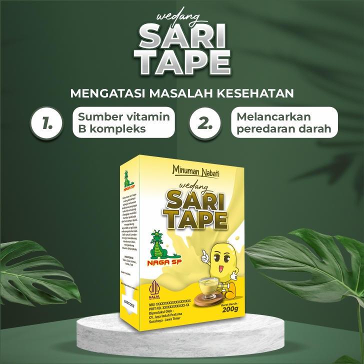 

Wedang Sari Tape BELI 2 DAPAT 3 Minuman untuk melancarkan Pencernaan 200 gram