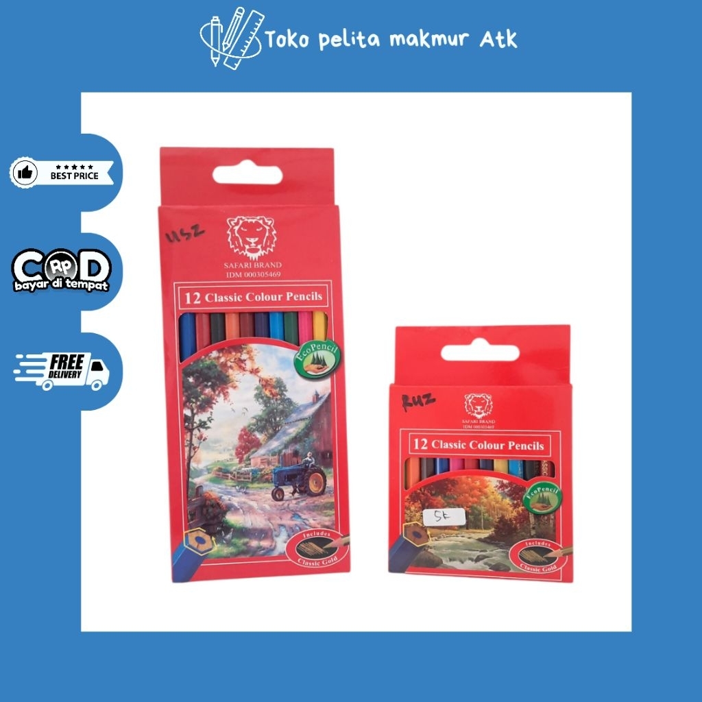 

PENSIL WARNA SAFARI BRAND