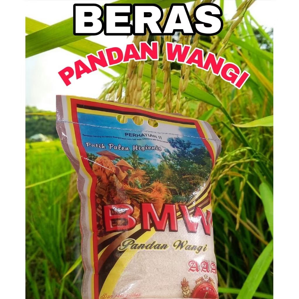 

Beras Slyp super BMW PANDAN WANGI