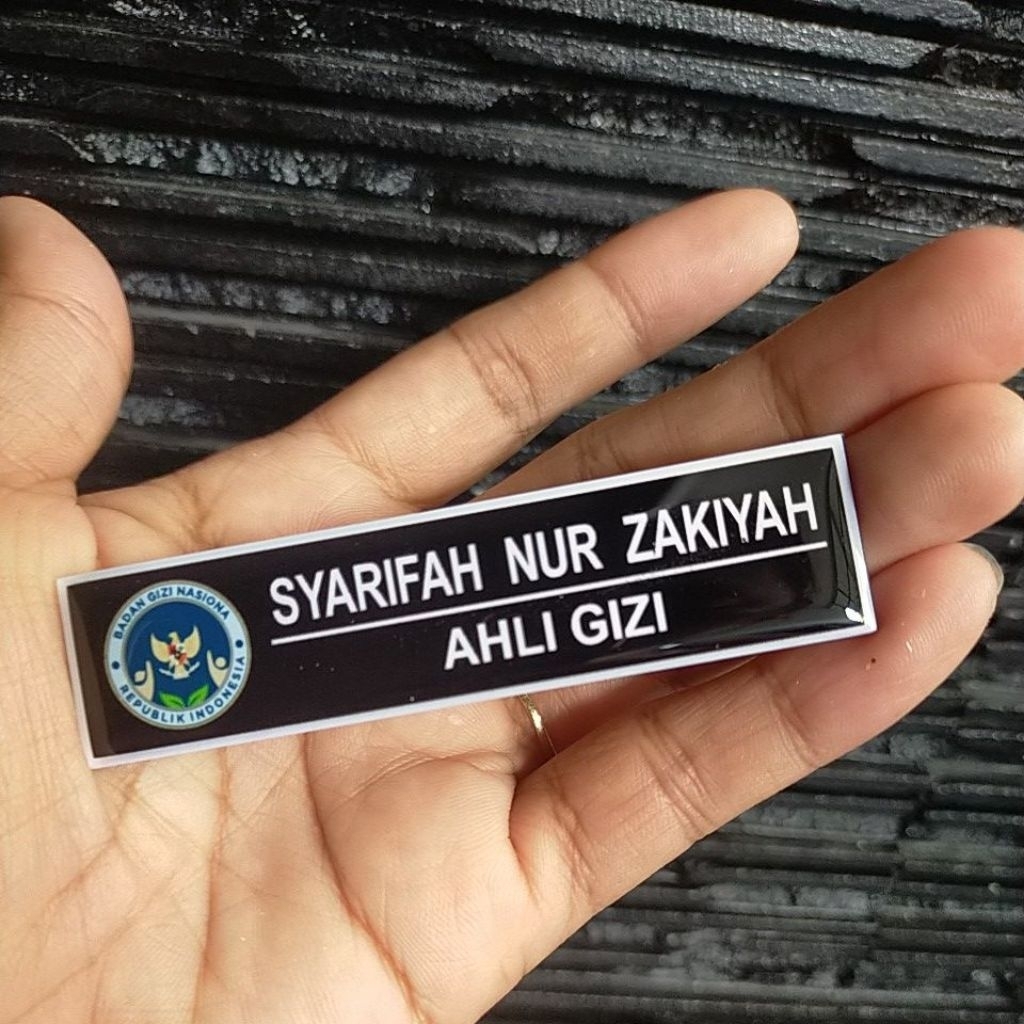 

Name Tag#Nama Dada AHLI GIZI NASIONAL TERBARU