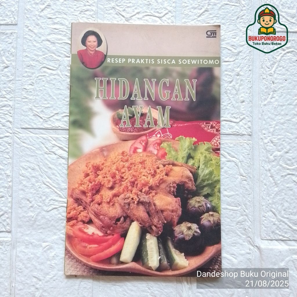 (BEKAS) Hidangan Ayam - Resep Praktis Sisca Soewitomo - Buku Resep Masakan  Preloved Original Gramed