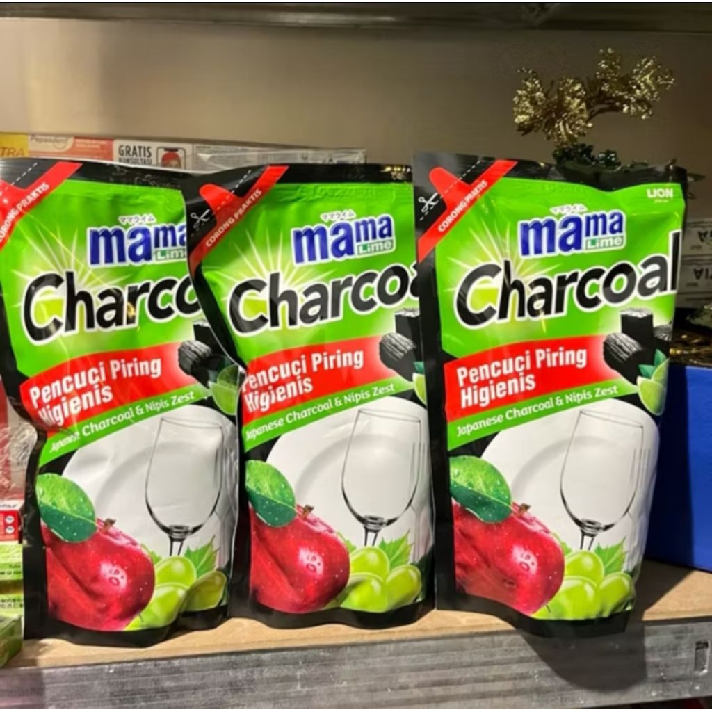 MAMA LEMON CHARCOAL 680ml