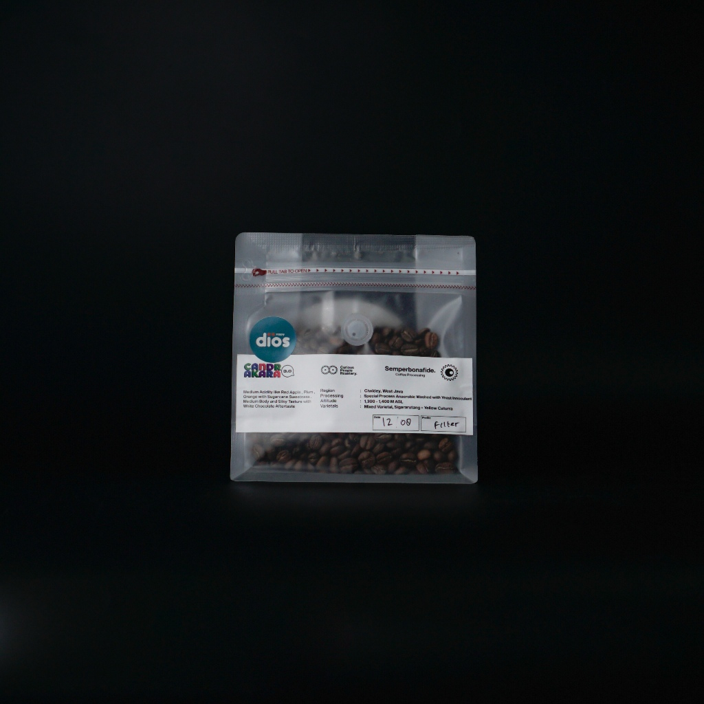 

Candrakara 3.0 - Curious People - Anaerobic Washed with Yeast Innoculant - Filter Coffee - 200gr