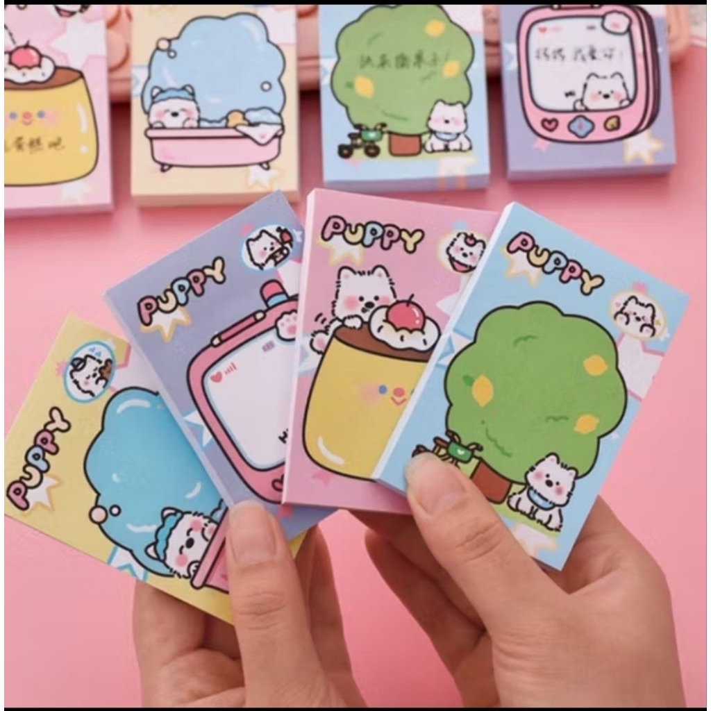 

Sticky Notes Motif Anak Anjing Cartoon Inspired Deco and Journaling