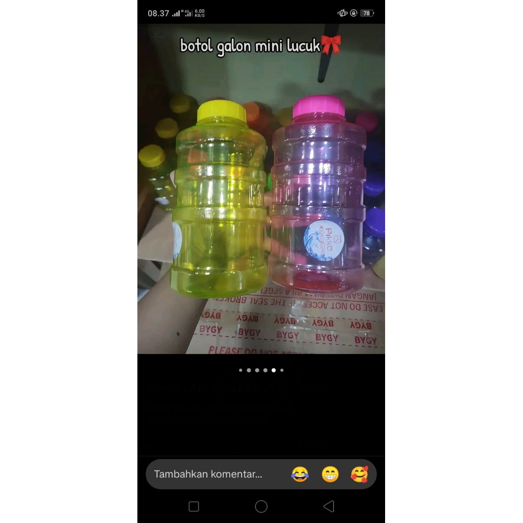 botol minum galon mini