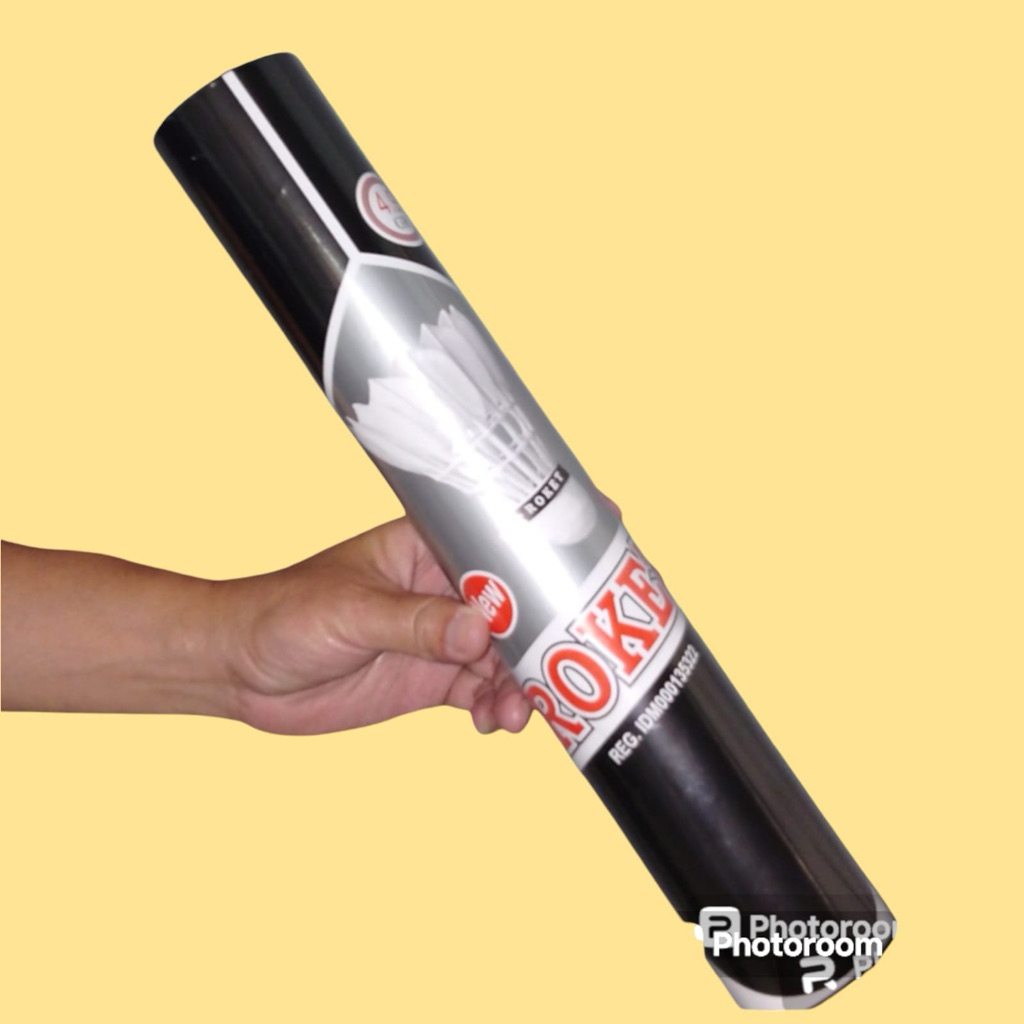 Shuttlecock badminton roket hitam