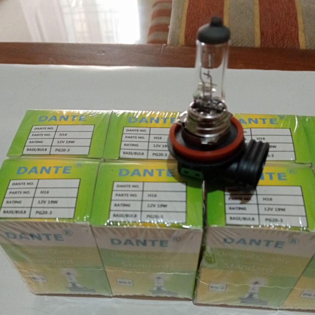 Bohlam kabut  H16 Dante 12v/19watt