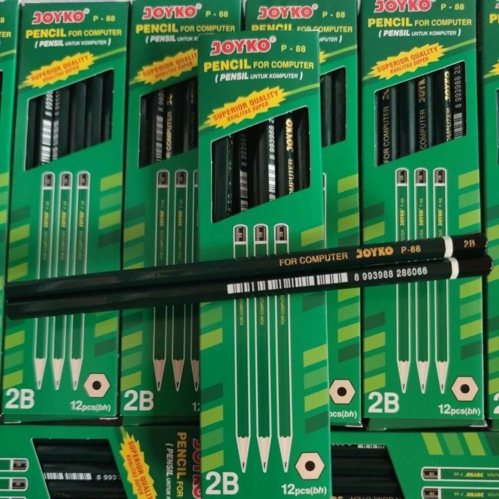 

Pencil 2B Joyko/ Pensil 2B Joyko Kualitas Superior Harga per 1 pack isi 12 pcs Harga Murah Grosir