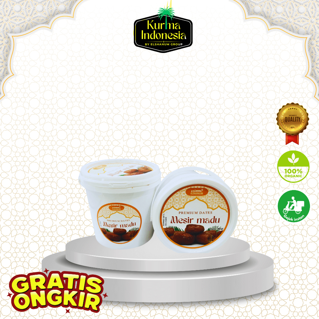 

Kurma Tunis Madu Ember Super Premium Grade A Korma Ajwa Toples Jumbo 850gr | Kurma Ras.ayu