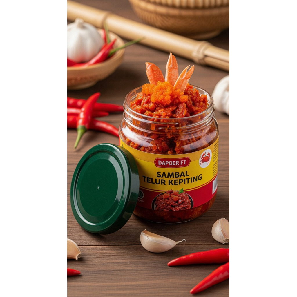 

Sambel Telur Kepiting Pedas Gurih | Sambal Homemade Tahan Lama Dapoer FT