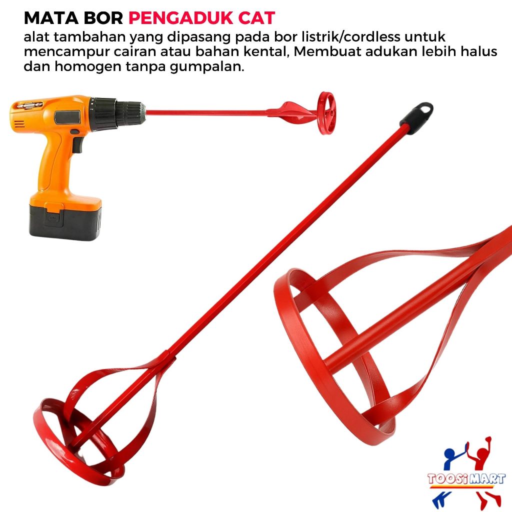 Mata Alat Pengaduk Adonan Cat / Mata Bor Mixer Pengaduk Adonan Semen , Cat Anti Karat