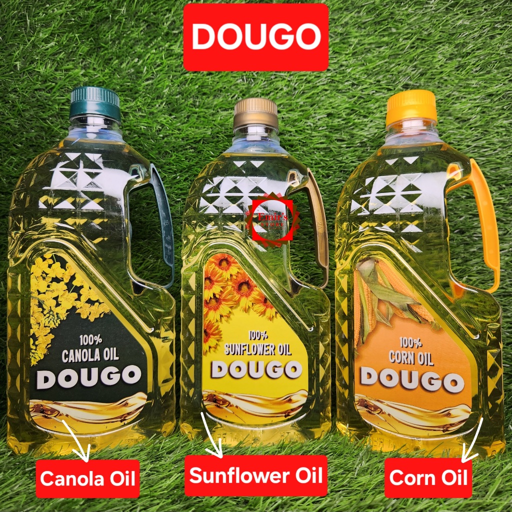 

Dougo Canola Oil | Dougo Sunflower Oil | Dougo Corn Oil | Minyak Dougo Canola, Sunflower Dan Corn | 1 liter