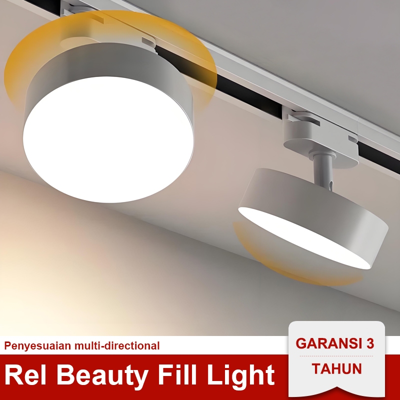 Lampu trek LED tiga warna,Lampu berputar / lampu langit-langit / lampu toko pakaian / lampu modern
