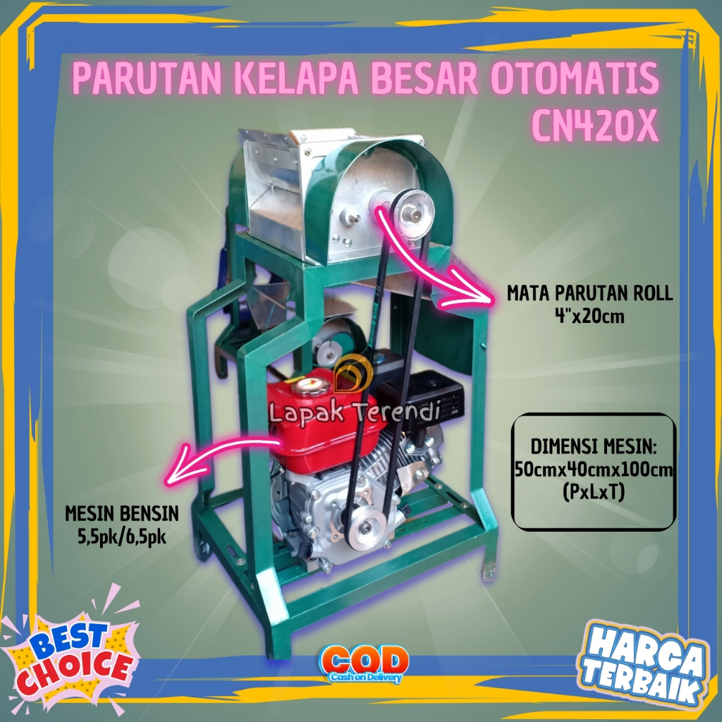 Mesin parut kelapa Otomatis CN-420X Siap pakai/Alat parutan kelapa set/Parutan serbaguna/Mesin parut