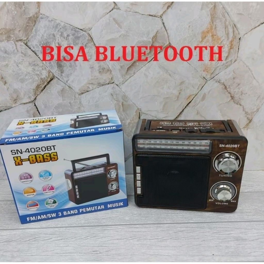 PALING LARISSSSSSSS Radio Mitsuyama Classic Portabel Radio 4020 Classic Portabel FM radio Digital Mi