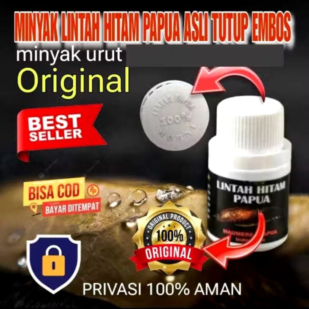 Minyak Lintah Hitam Papua Asli 100% Minyak Lintah Original 100% asli Minyak Lintah Original