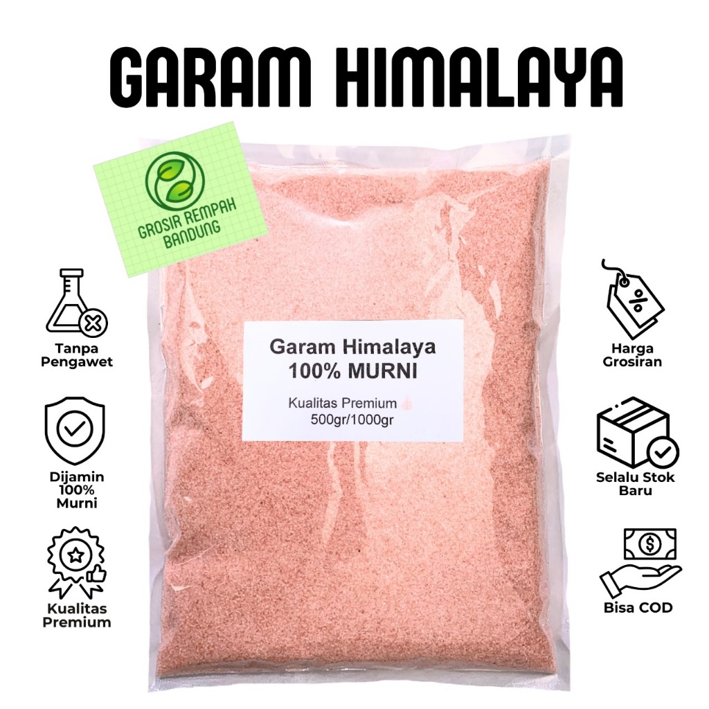 

Garam Himalaya / Murni / Rempah / Kualitas Terbaik