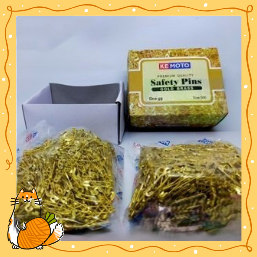 jarum peniti mini kecil warna Emas/Silver murah