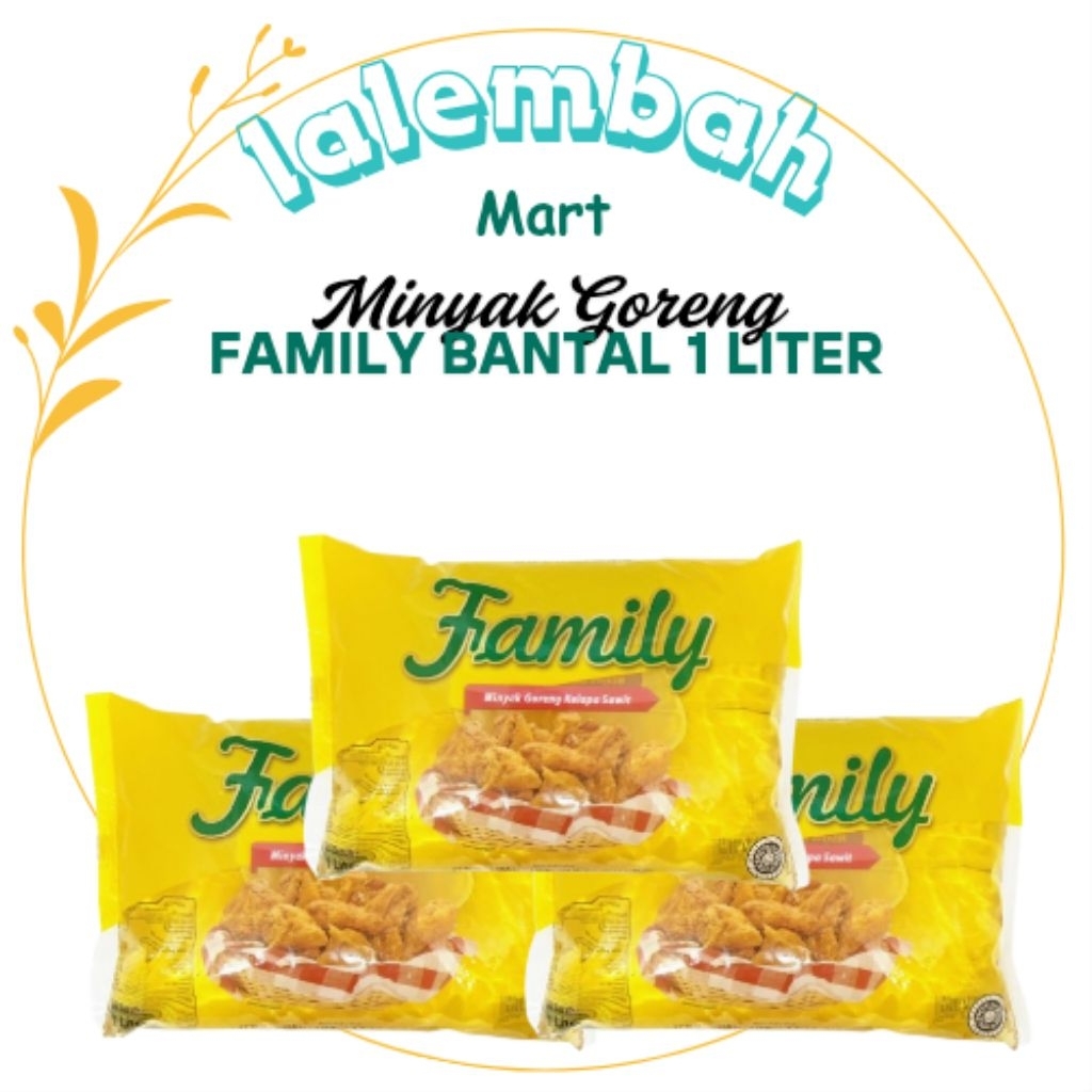 

PROMO Minyak Goreng Family 1 Liter - Minyak Murah kemasan bantal