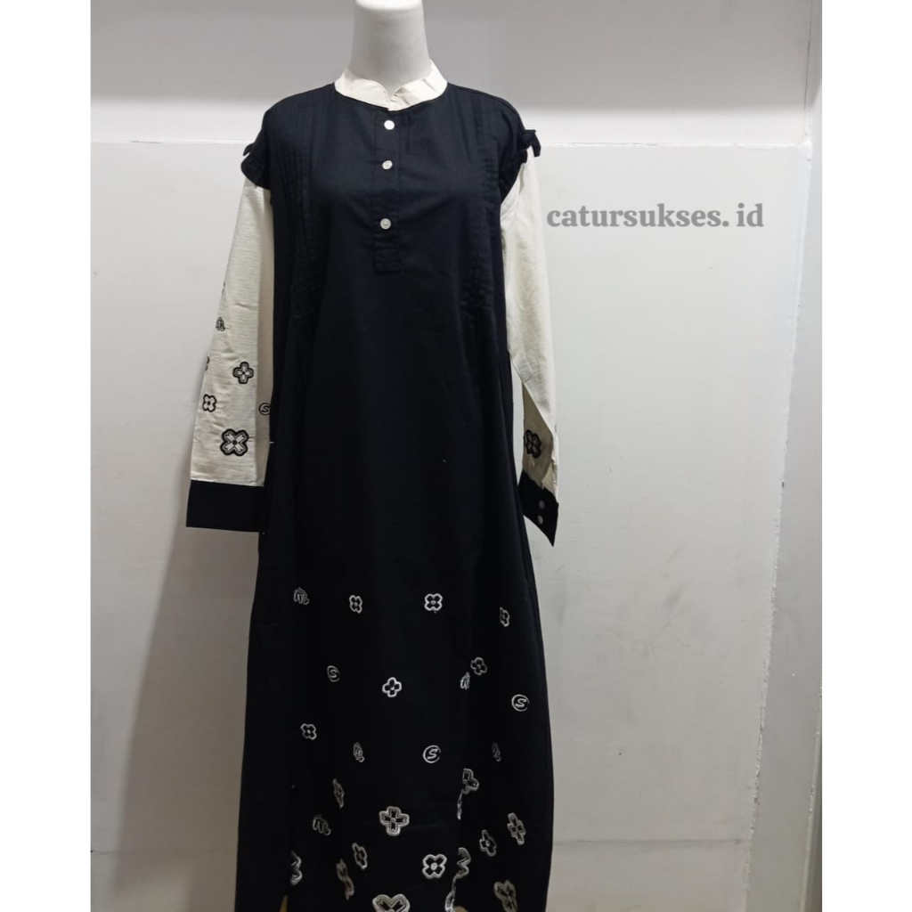 BAJU GAMIS WANITA BAHAN KATUN PREMIUM MODEL TERBARU KEKINIAN