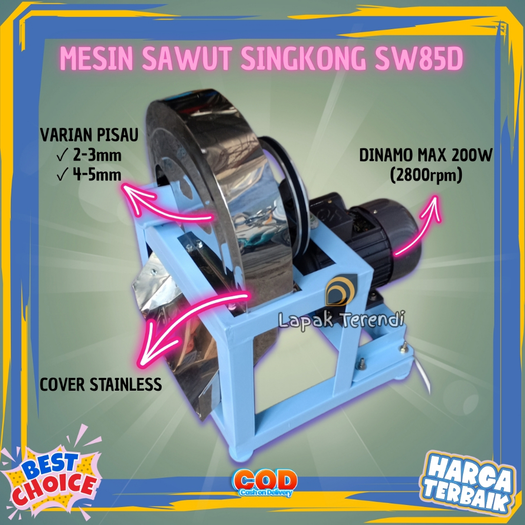 Mesin Sawut Singkong SW-85D Mesin Pasrah Singkong/Mesin Parut Singkong Sawut Asli SAWUT/Alat srawut 