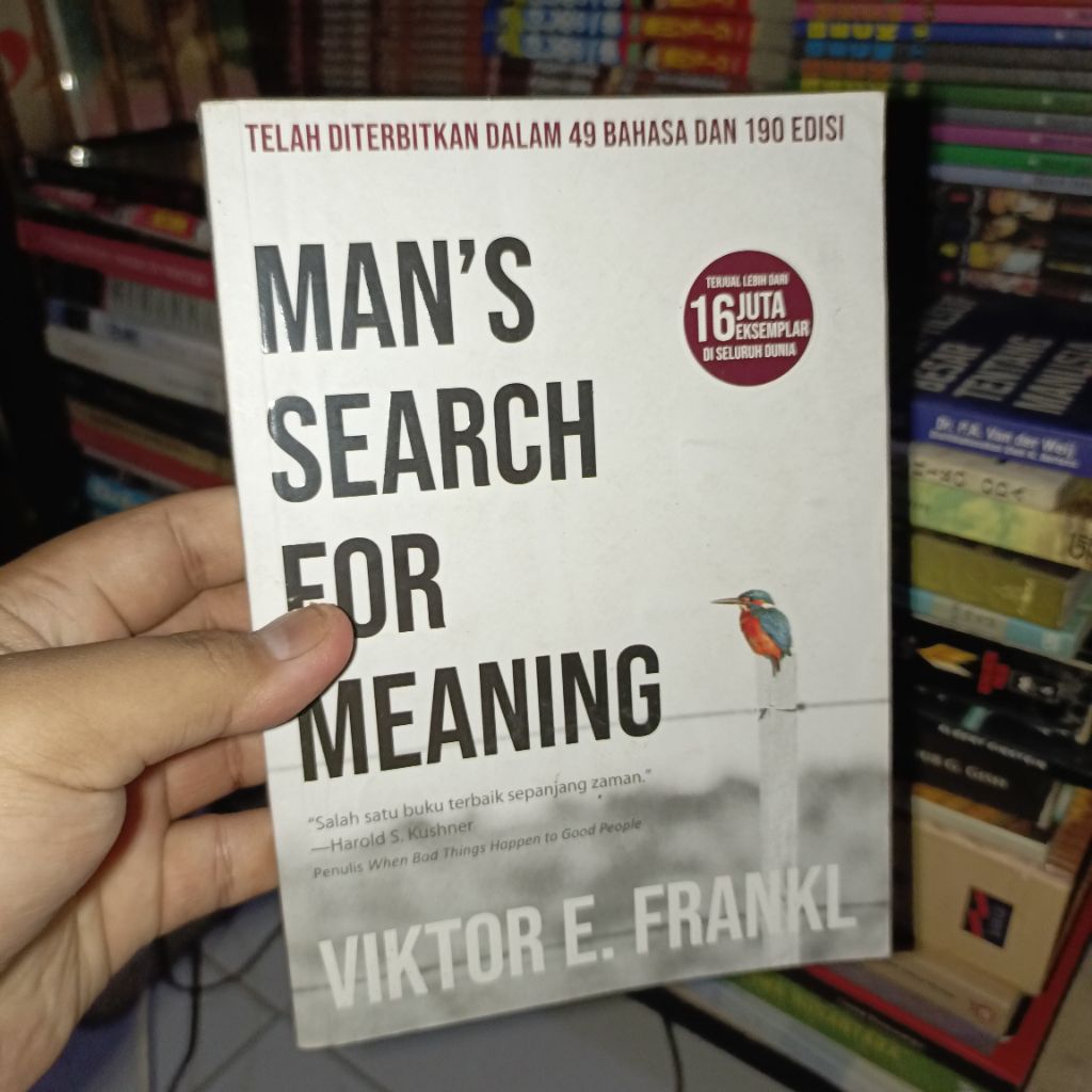 Man's Searching for Meaning by Viktor E. Frankl (Original dan Preloved)