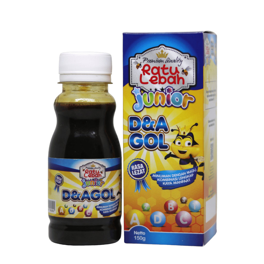 

Madu Untuk Anak D&AGOL Junior Ratu Lebah 150 gr Plus Omega