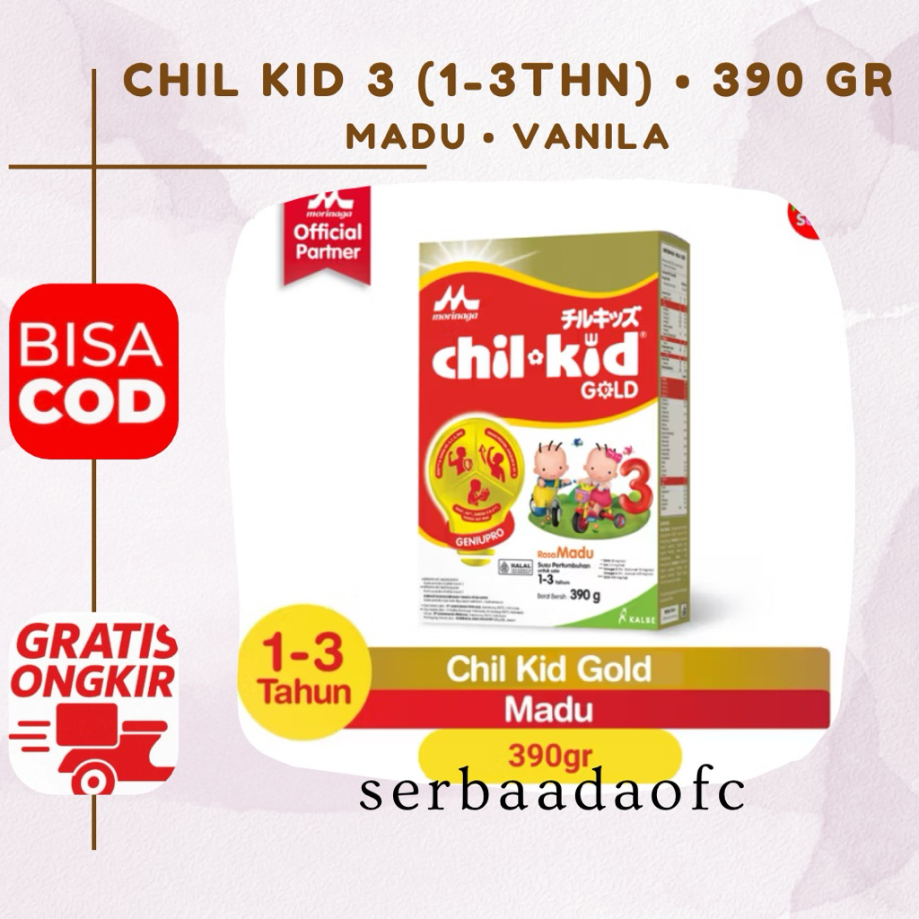 

[1 PACK] Chil Kid 3 390 Gr, Madu, Vanila Termurah Terlaris Bisa COD