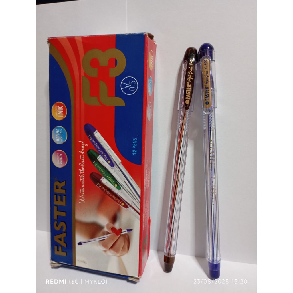 

LP Pulpen Faster C6/F-3 Hitam dan biru