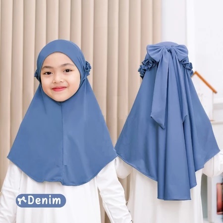 Jilbab Anak Ricis Kerudung Ria Ricis Jilbab Tali Belakang Hijab Anak