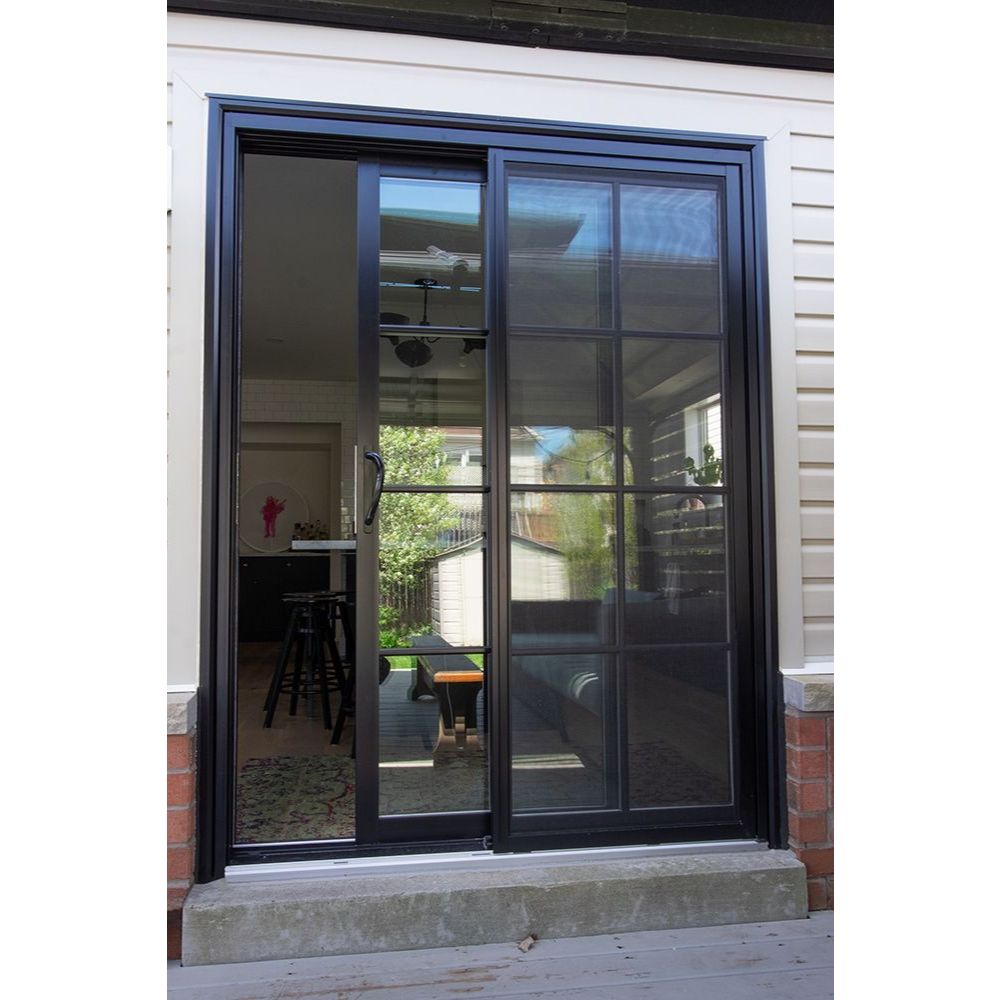 Pintu Aluminium Sleding 1 daun hidup 1 daun mati 1 set kusen lengkap | bisa request ukuran