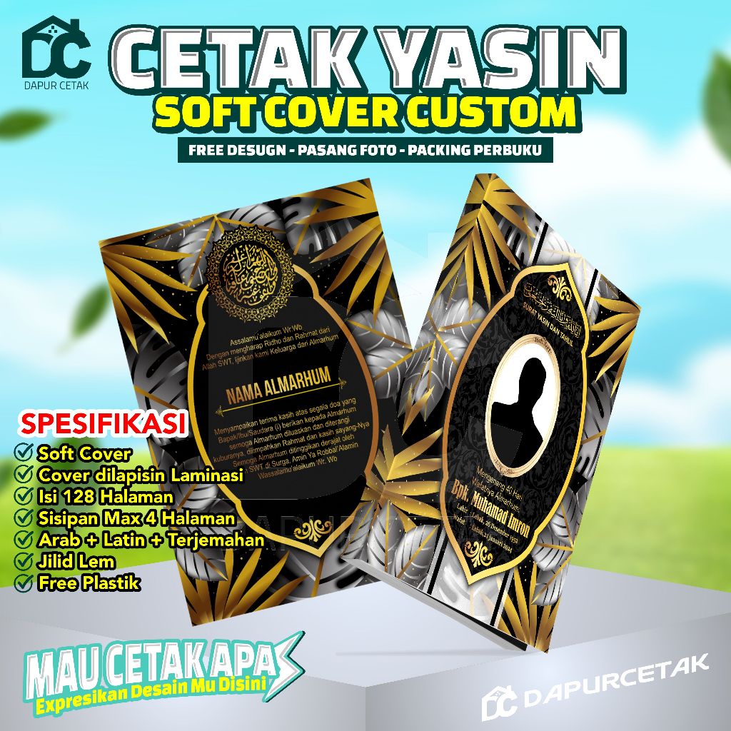 CETAK BUKU YASIN TAHLIL ISI 128 HALAMAN BUKU YASIN DAN TAHLIL MURAH