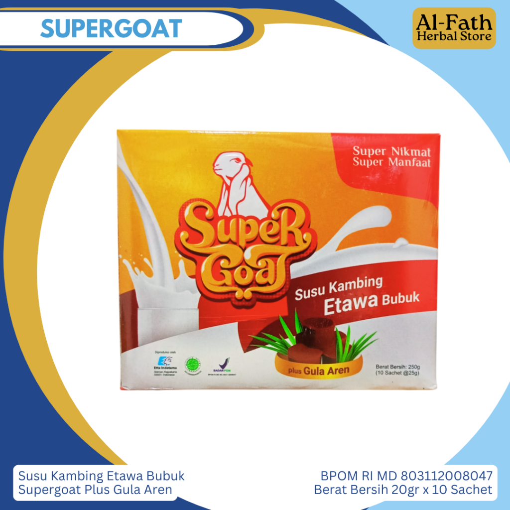 

Supergoat paket 2 box susu kambing etawa plus gula aren atasi maslah diabetes Promo Termurah