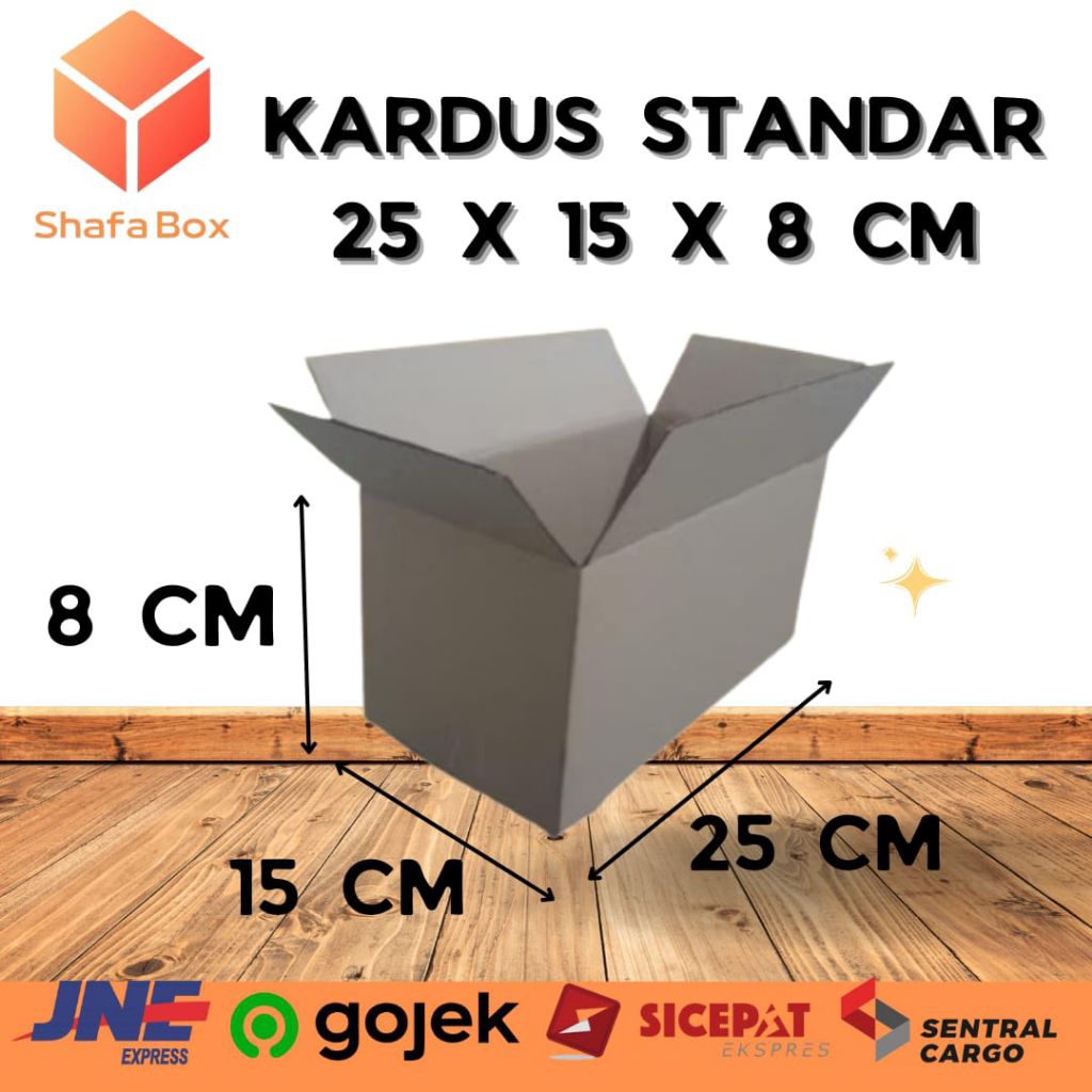 

Kardus Standar 25x15x8cm Packing
