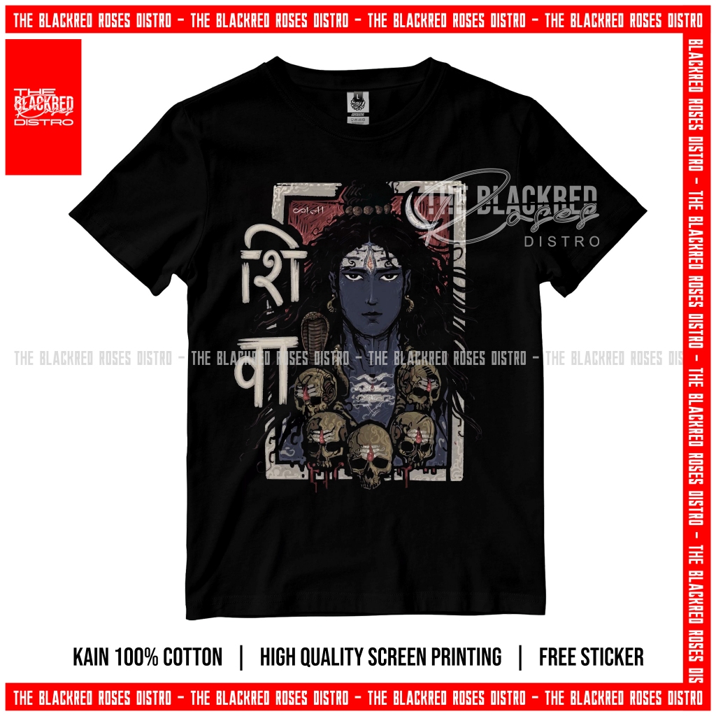 Kaos DIstro Motif Dewa Siwa - Kaos Mahadewa