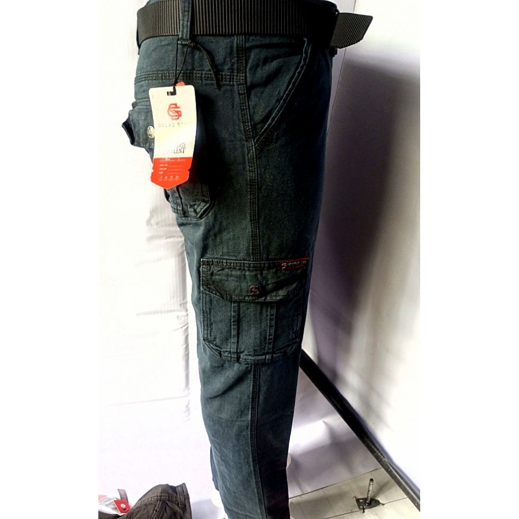 celana cargo panjang celana panjang pria celana cargo panjang jeans cowok celana berkantong bnyak
