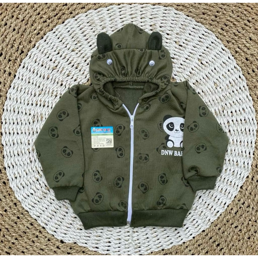 jaket bayi warna hijau tua